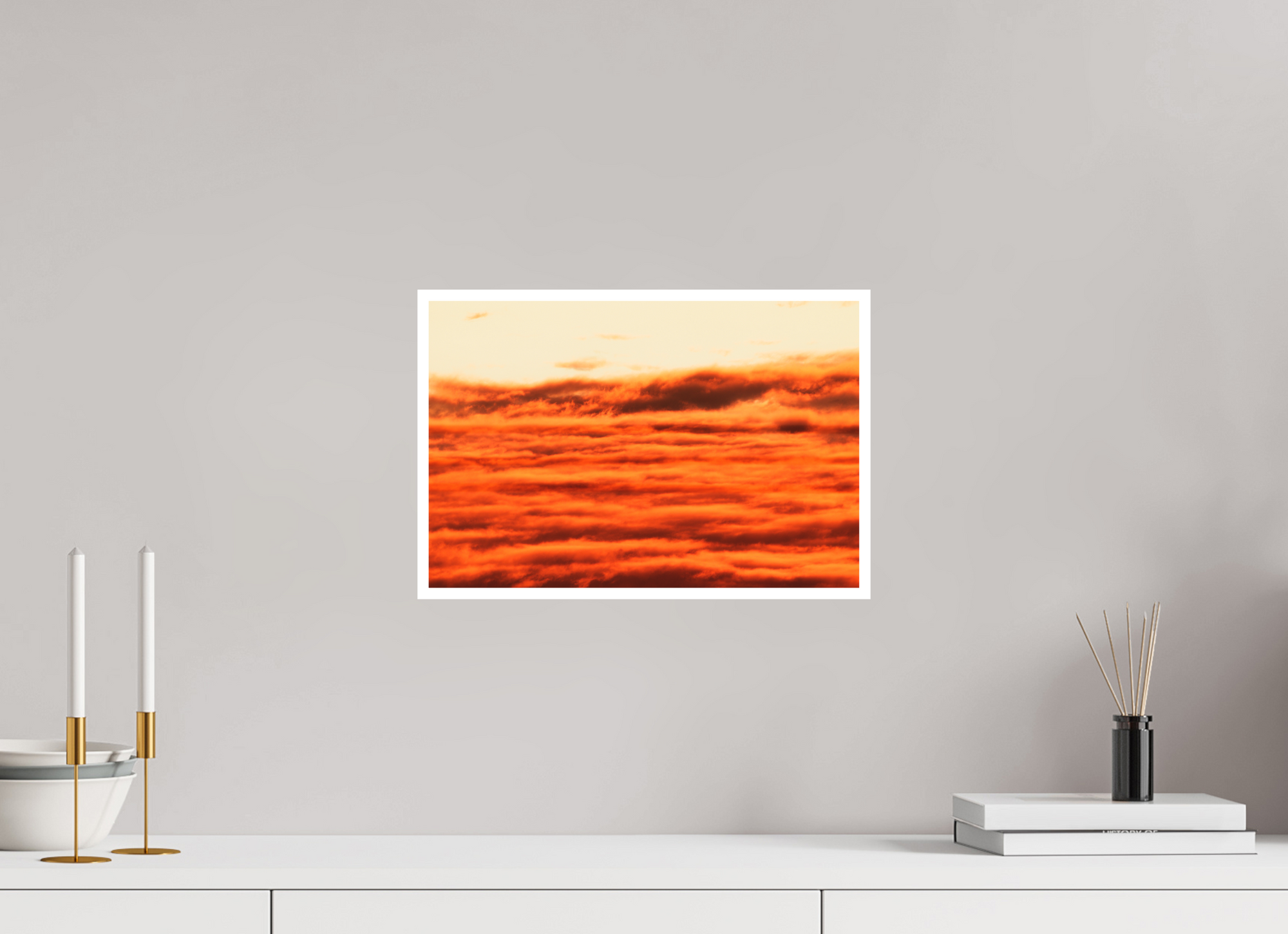 15 x 10″, Unframed - Hahnemühle Photo Rag Art Paper Lake of Fire