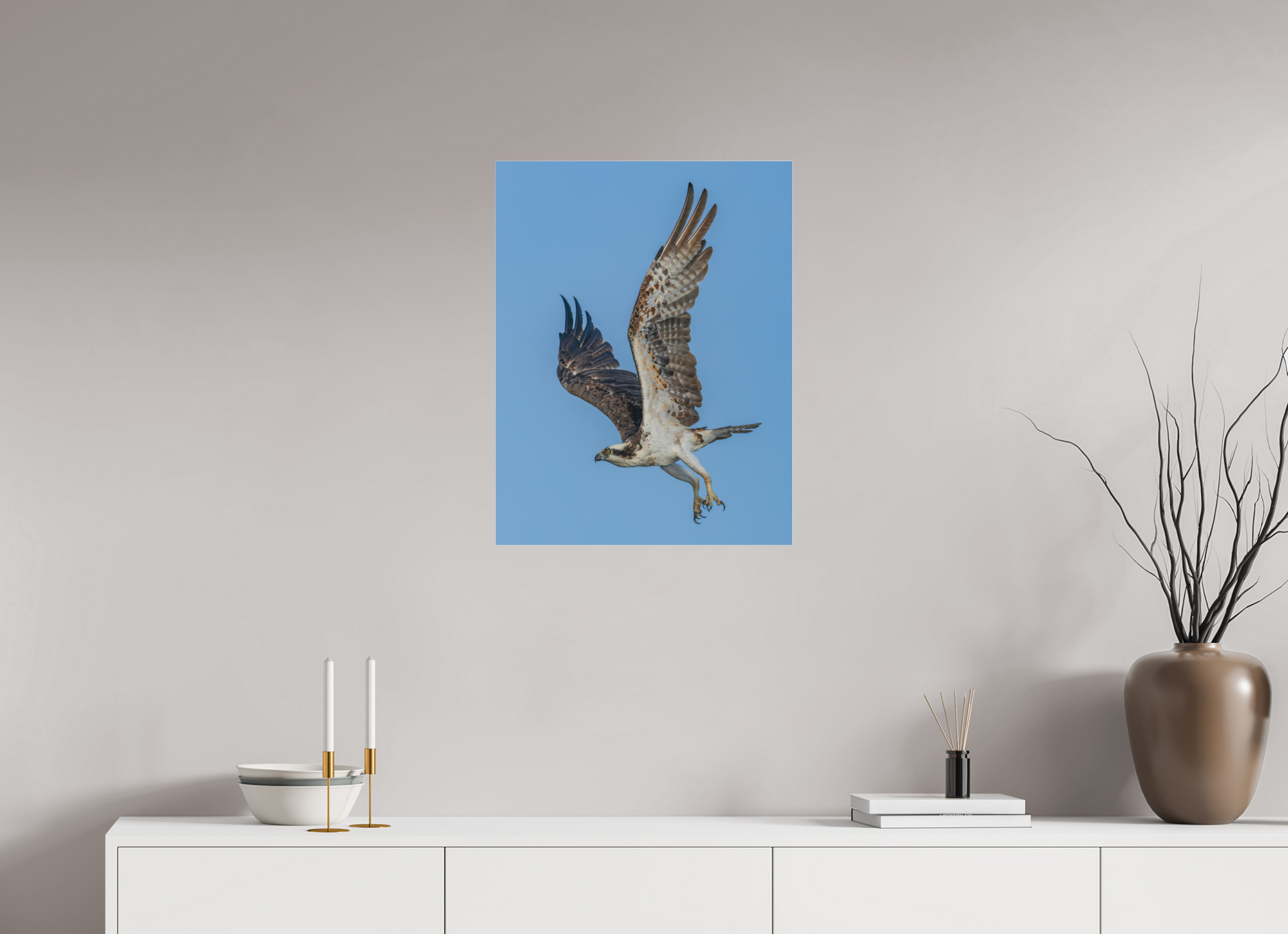 20 x 25.9″, Borderless Modern Frame - Fuji Crystal Paper under Matte Acrylic Glass Dual Catching Claws