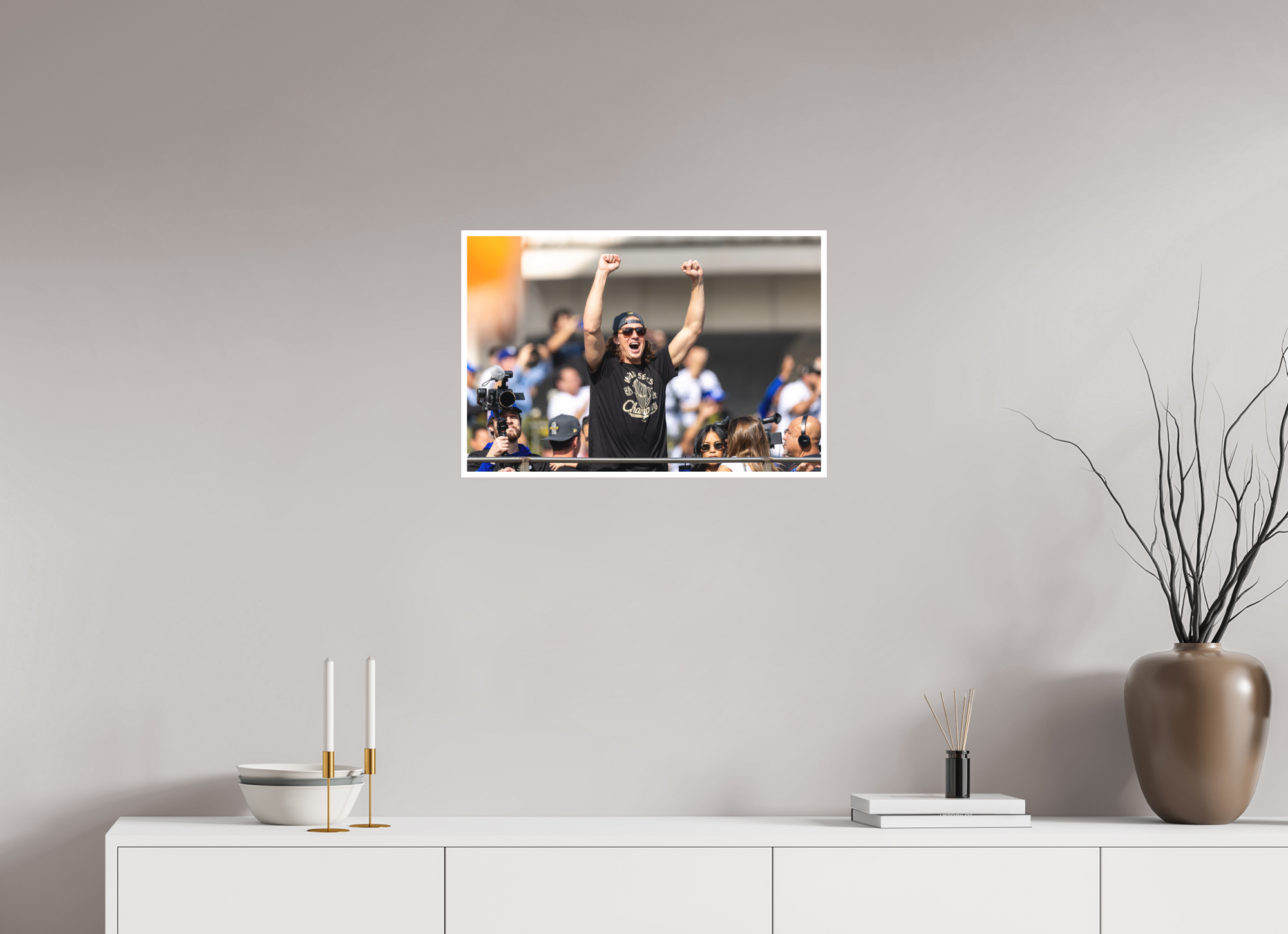 24 x 16″, Unframed Photograph - Hahnemühle Photo Rag Art Paper Arms in the Air