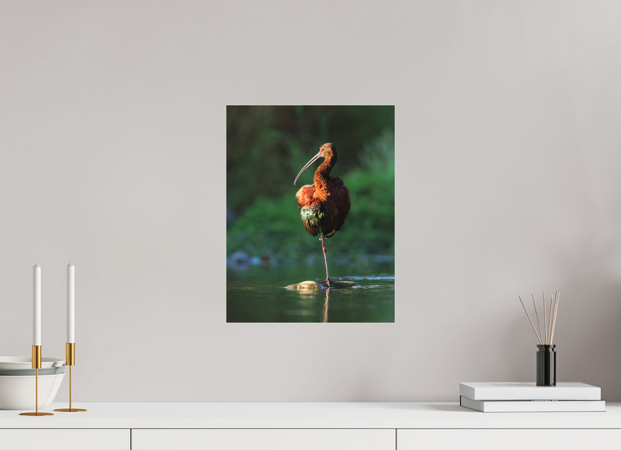 12 x 15.5″, Borderless Modern Frame - Fuji Crystal Paper under Matte Acrylic Glass Extraction Expert