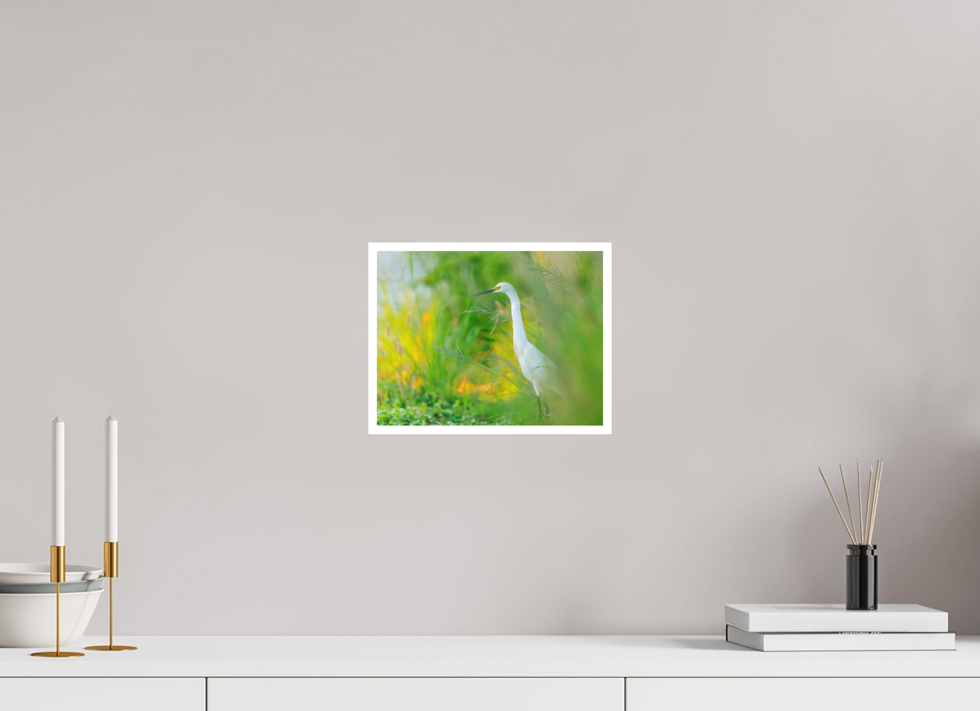 10.4 x 8″, Unframed - Hahnemühle Bamboo Paper Print Green Snow