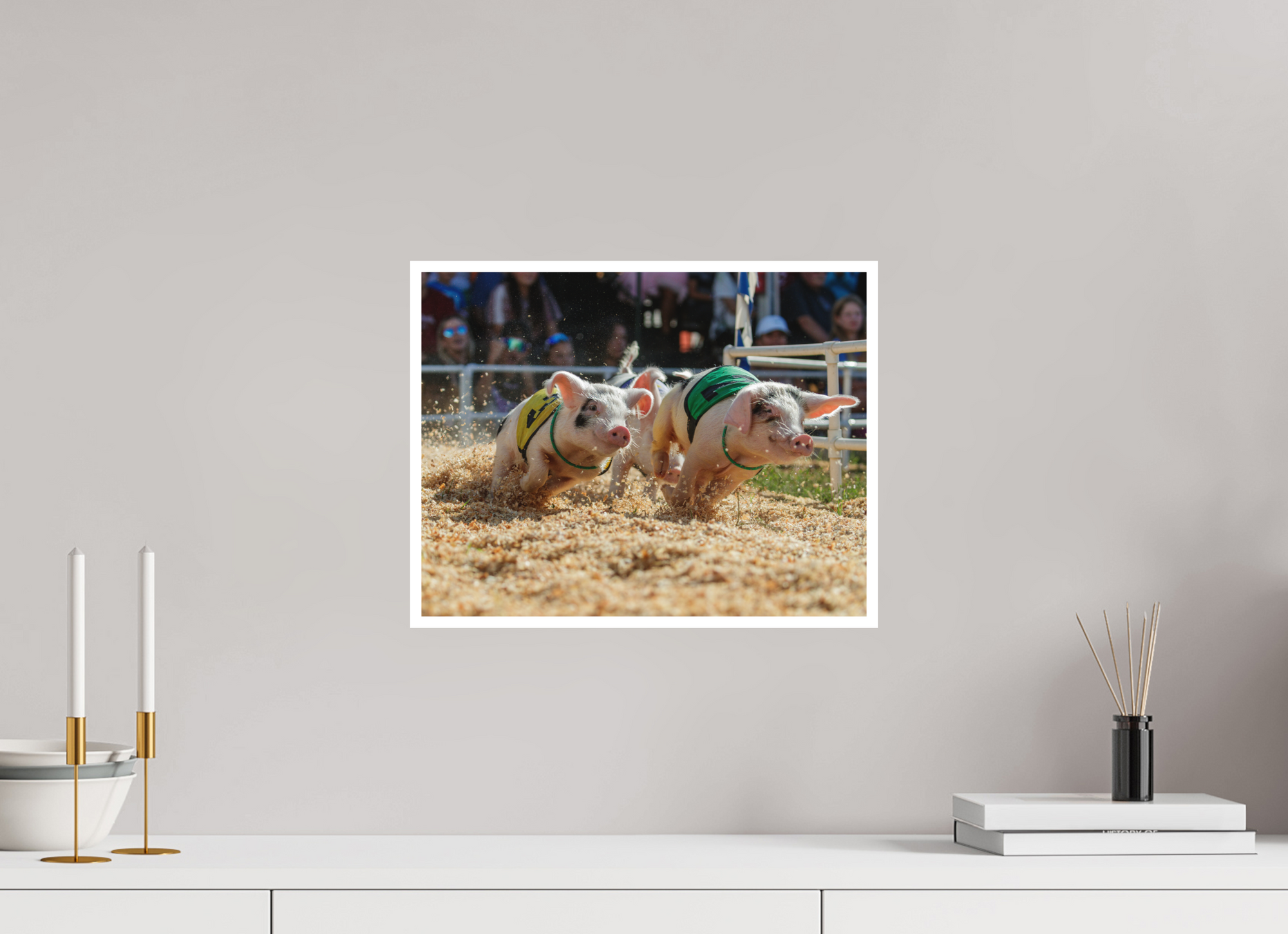 15.5 x 12″, Unframed - Hahnemühle Bamboo Paper Print When Pigs Fly