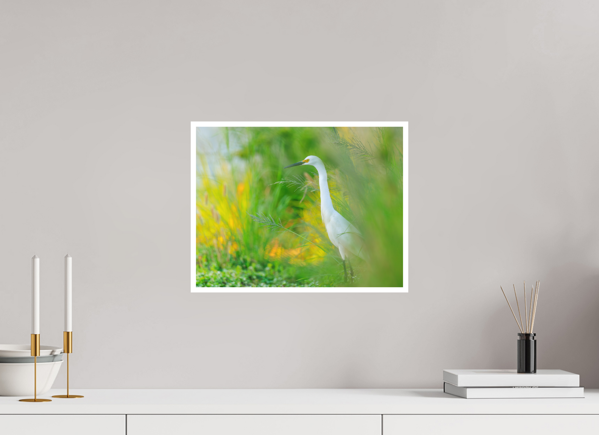 15.5 x 12″, Unframed - Hahnemühle Bamboo Paper Print Green Snow
