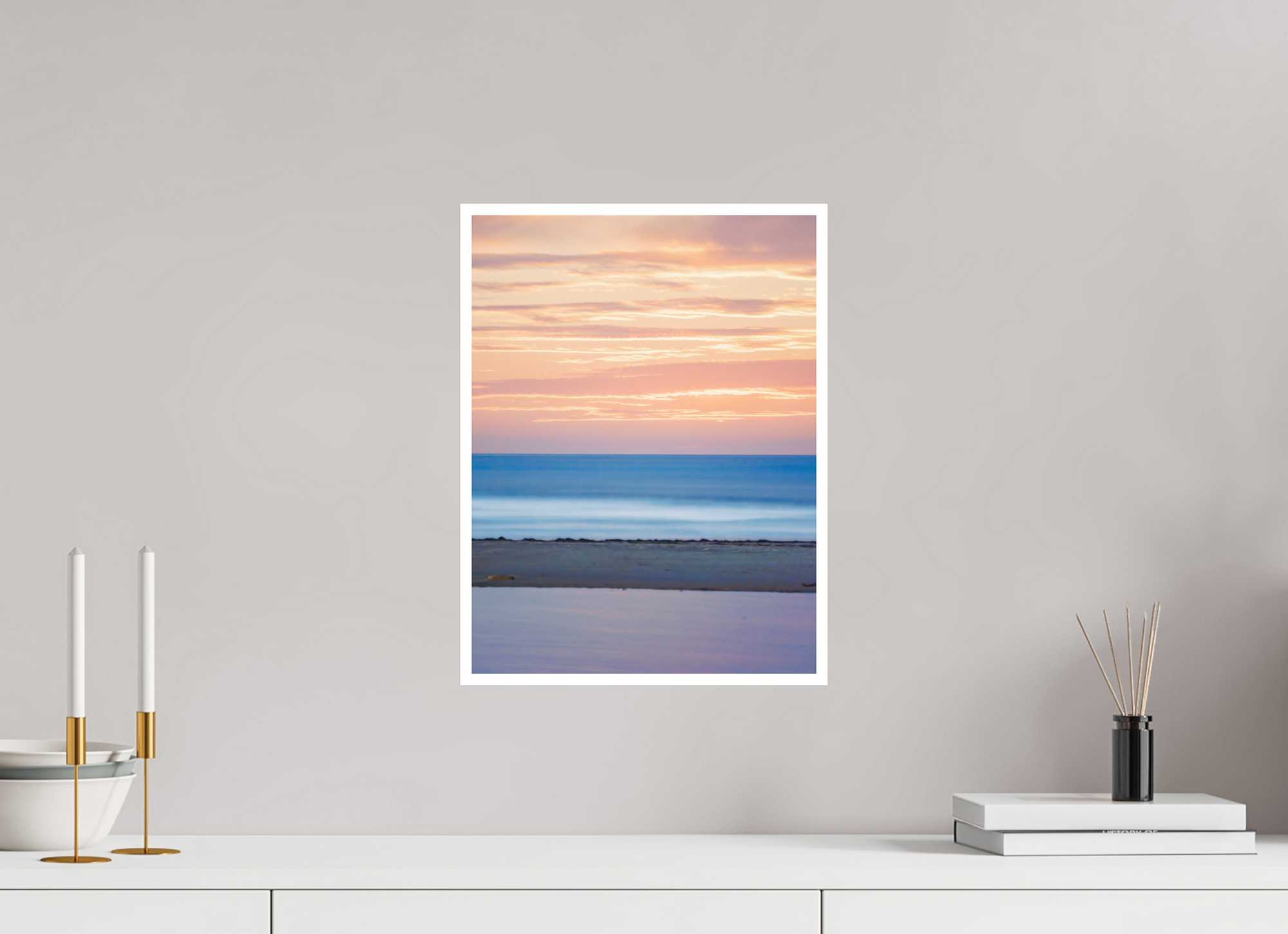 12 x 16″, Unframed Photograph - Hahnemühle German Etching Art Paper Abstract Ocean