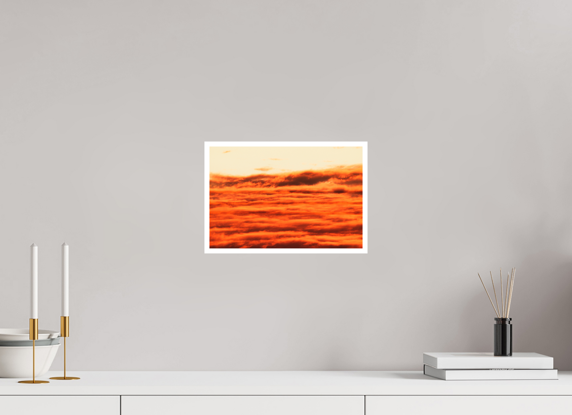 12 x 8″, Unframed - Hahnemühle Photo Rag Art Paper Lake of Fire