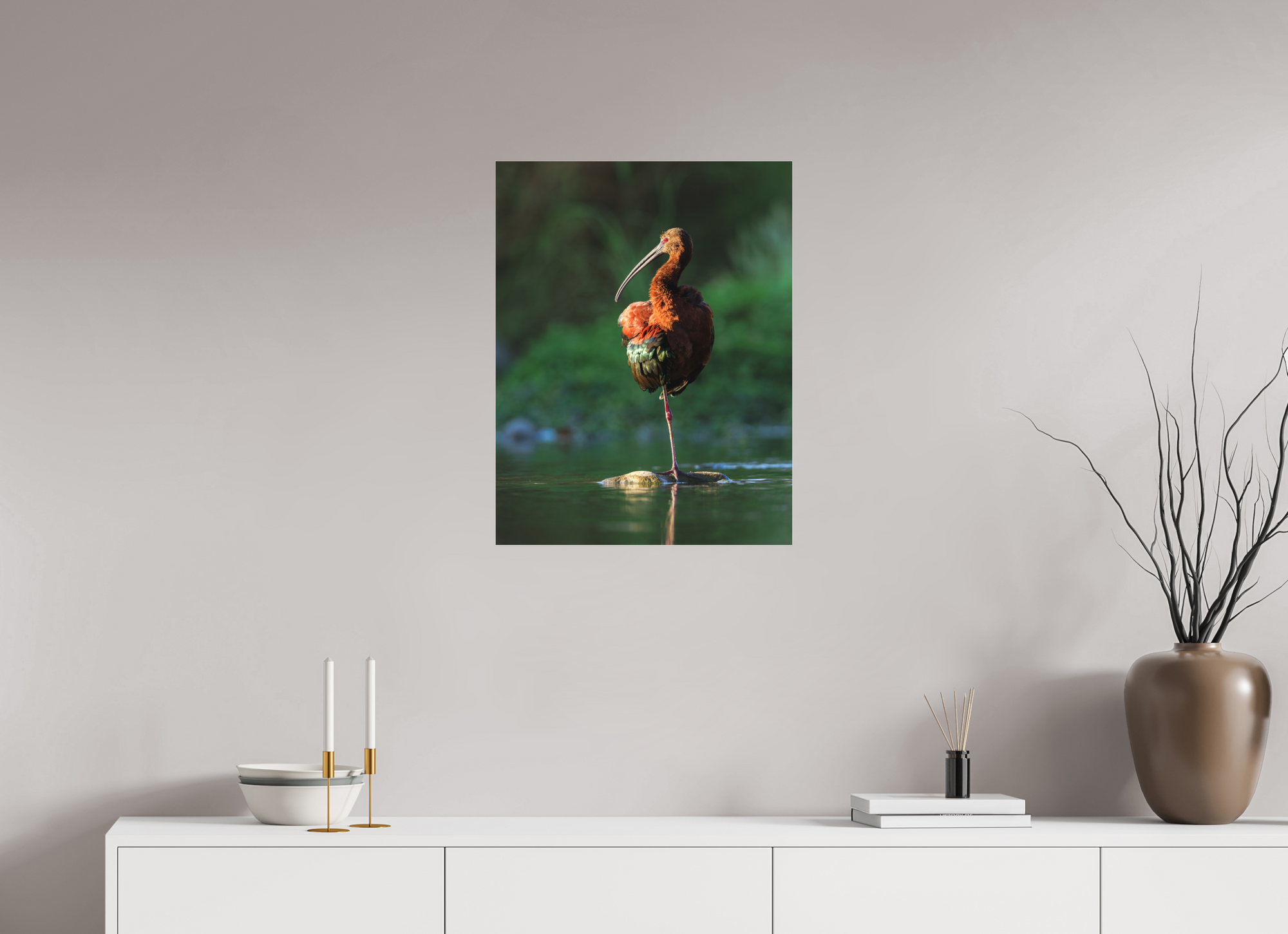20 x 25.9″, Borderless Modern Frame - Fuji Crystal Paper under Matte Acrylic Glass Extraction Expert