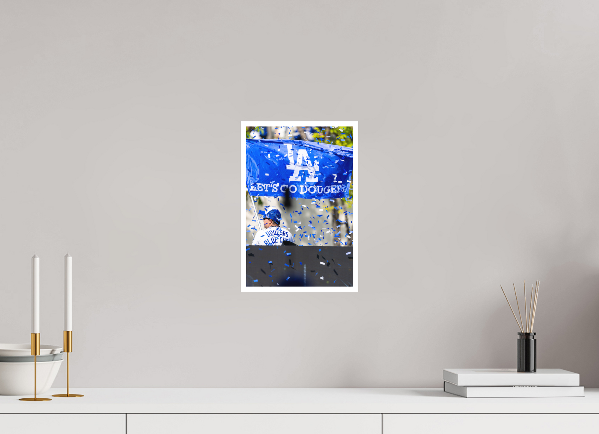 8 x 12″, Unframed Photograph - Hahnemühle Photo Rag Art Paper Let's Go Dodgers