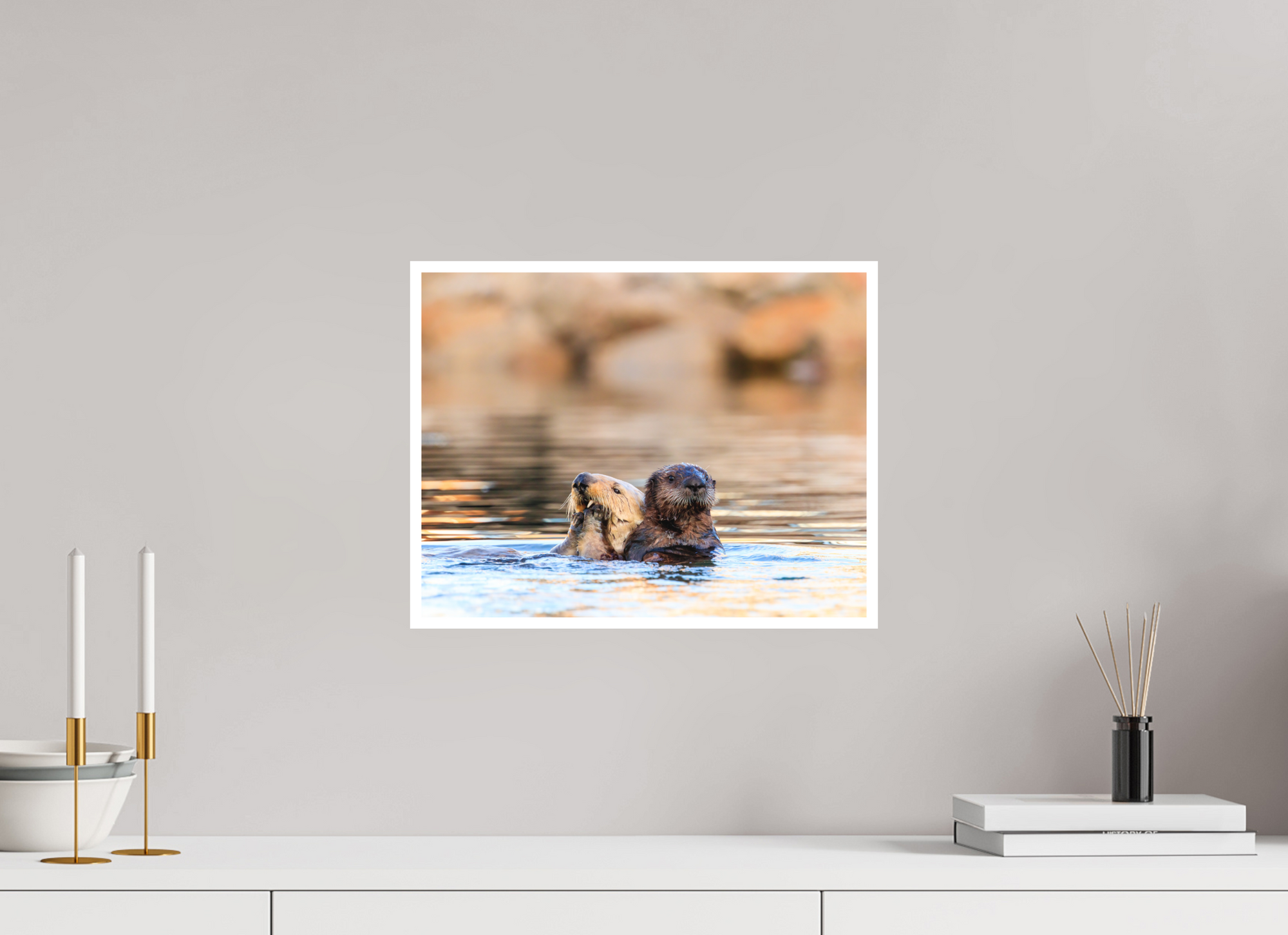 15.5 x 12″, Unframed - Hahnemühle Photo Rag Art Paper Morning Swim